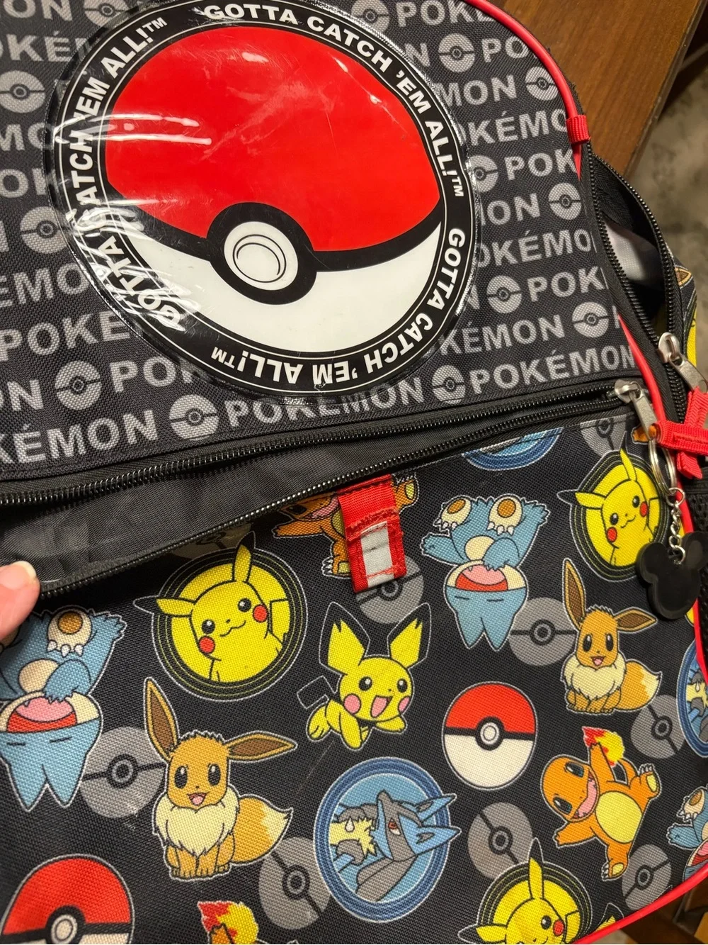 Bioworld Pokémon Kids Backpack  Poké Ball & Character Print and Pokémon Lunchbox
